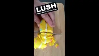 Lush - Easter 2020 Cream Egg Satisying Bubbleroon Bubble bar cutting  ASMR