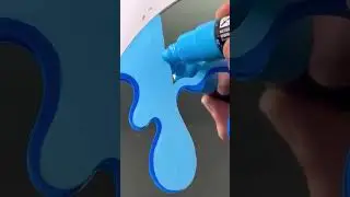 Customizing a Mirror with Posca Markers 🎨✨ | DIY Aesthetic Mirror Art | Step-by-Step #shorts