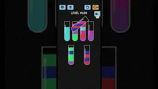 solve and solution water color sort game level 4039