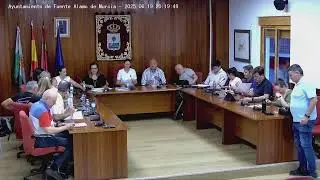 Retransmitiendo en directo ahora desde Salón de Plenos