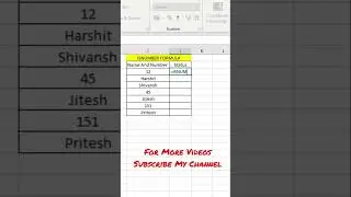 Isnumber Formula InExcel and Google Sheet #excel #exceltutorial #exceltips #excelformula #exceltrick