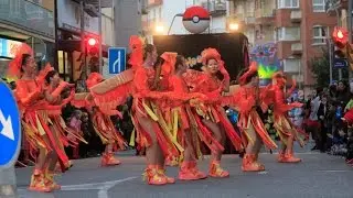 Rua Carnaval Blanes 2017: espectacle de música, llum i color