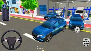New Hyundai Hybrid Tucson Cars For Repairing - 3D Android Driving Class Game || #cargame #gameplay