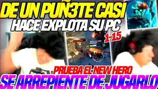 🤬SUPER RAGE🤬MACARIUS CASI VUELA SU PC DE UN PU&Ntilde;3TAS0🤣PRUEBA EL NEW HERO 