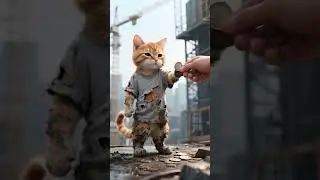 hardworking cats #aicat #cybercat #virtualcat #shorts #funnycat #pinoycreator #purrfect #pawsome