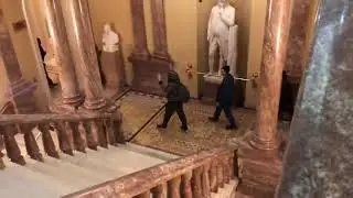Footage From Inside The US Capitol Building During The Washington DC Protests January 6th