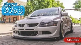 Stanced Mitsubishi EVO 8!