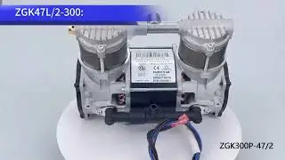 Portable oilless low noise air compressor Piston electric Vacuum pump 1.4Bar for 3L oxygen machine