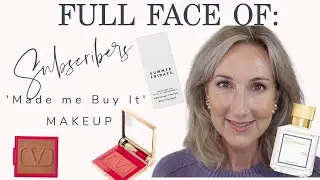 FULL FACE of SUBSCRIBERS 'MADE ME BUY IT' Beauty Products | Summer Fridays, Valentino, Chanel