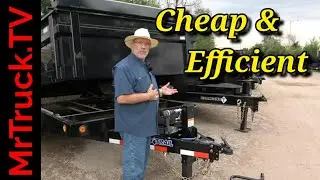 Kwick Kranker  trailer jack is popular with dump trailers too. Inexpensive option trailer cranking