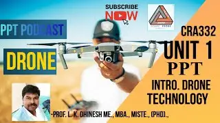 CRA332 Drone Technology |Unit-1 PPT introduction to drone technologies |schematic Diagram
