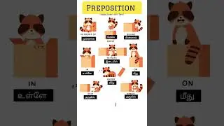 preposition with tamil meaning|spoken English #english #youtubeshorts @HappyLearnwithTamil-iv1pf