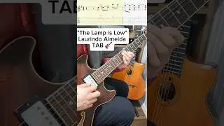 The Lamp is Low🎶(TAB) - Laurindo Almeida #guitar #guitarra #music #guitartabs #guitarlesson