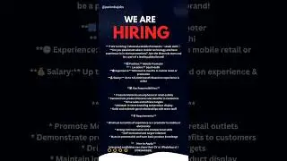 Job vacancy available Motorola| Brand promoter job #short #jobs