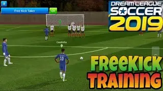 Free Kick Training Dream league Soccer 2019 Gameplay