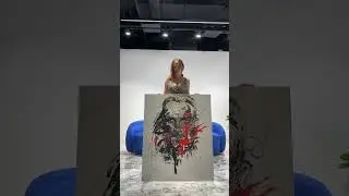 My work &ldquo;Revolution&rdquo;, oil. 129*100 cm. Моя работа &laquo;Революция&raquo;, масло. 120*100 см.