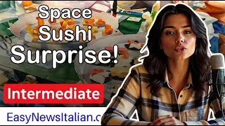 How NASA Astronauts Created Space Sushi in Microgravity | Intermediate #LearnItalian