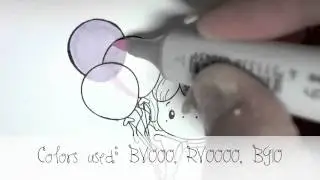 Copic Translucent Balloon Tutorial