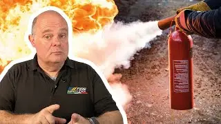 ПОСМОТРИТЕ это перед использованием углекислотного огнетушителя!!!
