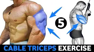 Incredible Triceps Workout - 5 Best Cable Exercises