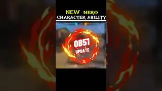 OMG 😲! OB51 UPDATE NEW NERO CHARACTER ABILITY 😱#shorts #youtubeshorts #freefiremax