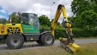 SWEDEN - MOW GRASS TRACTOR - Energren Mower STOCKHOLM.