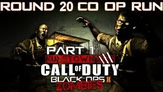Black Ops 2 Zombies: Nuketown, раунд 20, совместный режим | Двойной PAP, FTW!!! Часть 1