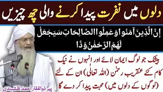 Dilon Main Nafrat Paida Karne Wali 6 Chizain ● دلوں میں نفرت ● Peer Zulfiqar Ahmad Naqshbandi