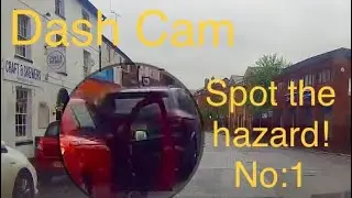 Dash Cam - Spot the Hazard No:1. Driver opens door without looking!