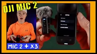Как подключить DJI Mic 2 к Insta360 X3 (Как звучит? Напишите в комментариях)