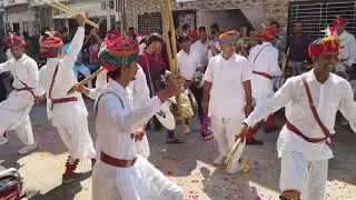 Marwadi Holi gair dance dhol thali Kumawat samaj surat #dance #marwadi #dance #gair #holi #Rajasthan