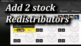 Node 6: Add 2 Stock Redistributors Into The System | AK Endfield