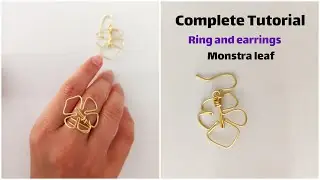 How to make wire jewelry - Handmade wire ring - wire pendant tutorial