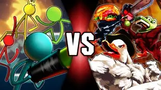 Free For All! | Stick Fight: The Game Vs. Duck Game (Fan Made Death Battle Trailer)