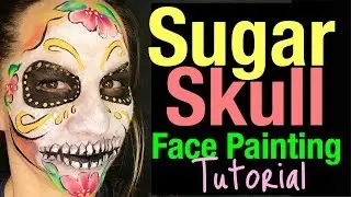 Sugar Skull Face Paint Tutorial How to face Paint a Sugar Skull