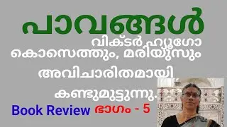 പാവങ്ങൾ - വിക്ടർ ഹ്യൂഗോ തർജ്ജമ - നാലപ്പാട്ട് നാരായണ മേനോൻ Book review Mystery of stories ഭാഗം - 5