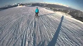 Skifahren in snow space Flachau Teil 4