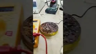 Half Wave Rectifier and AC Wave. #ictsm #iti #EM #oscilloscope #half_wave