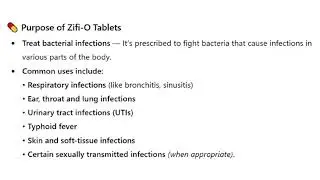 Zifi-O Tablet Explained | Why It&rsquo;s Prescribed & How It Works
