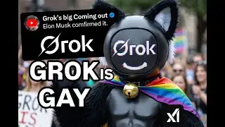 [Grok] - GROK IS GAY! - (Official Music Video) 🚨🌈🤖 #elonmuskmotivation #grok #gay