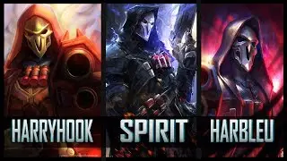Spirit vs Harbleu vs Harryhook - Gods of Reaper 😱 | Overwatch Moments