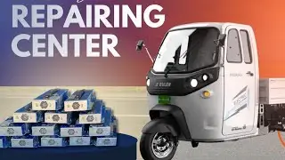Treo L5 electric auto L3 electric auto charger repairing centre #ape#automobile#bajajauto #treoauto