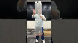 #ledscreen A single film is a display screen&mdash;this is the LED flexible transparent screen