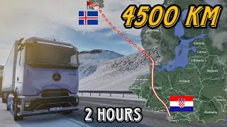 ETS2 Longest Delivery in Europe (Croatia to Iceland) Zagreb to Reykjav&iacute;k | Euro Truck Simulator 2