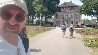 обзор города Швабиш Гмюнд и Часовня в Скале, Германия 2023 г.