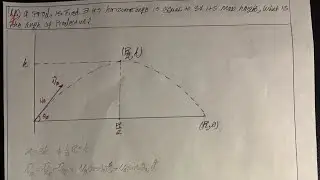 2D Kinematics: Deriving the range and max height formulas for a projectile