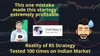 Premium RS Strategy Tested 100 times | Vivek Bajaj | Swing Trading |Full Results