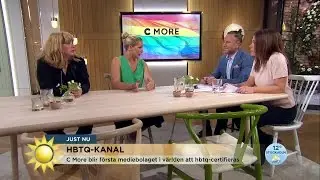 Nu hbtq-certifieras C More - vill ta krafttag mot sportjargongen - Nyhetsmorgon (TV4)