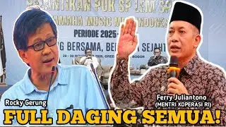 FULL! Rocky gerung diskusi bersama mentri koperasi RI 29-30 November 2025!