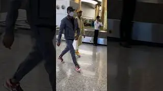 Actor Dhanush spotted at Chennai airport with his son&rsquo;s🎭 | #captainmiller #dhanush #jailer